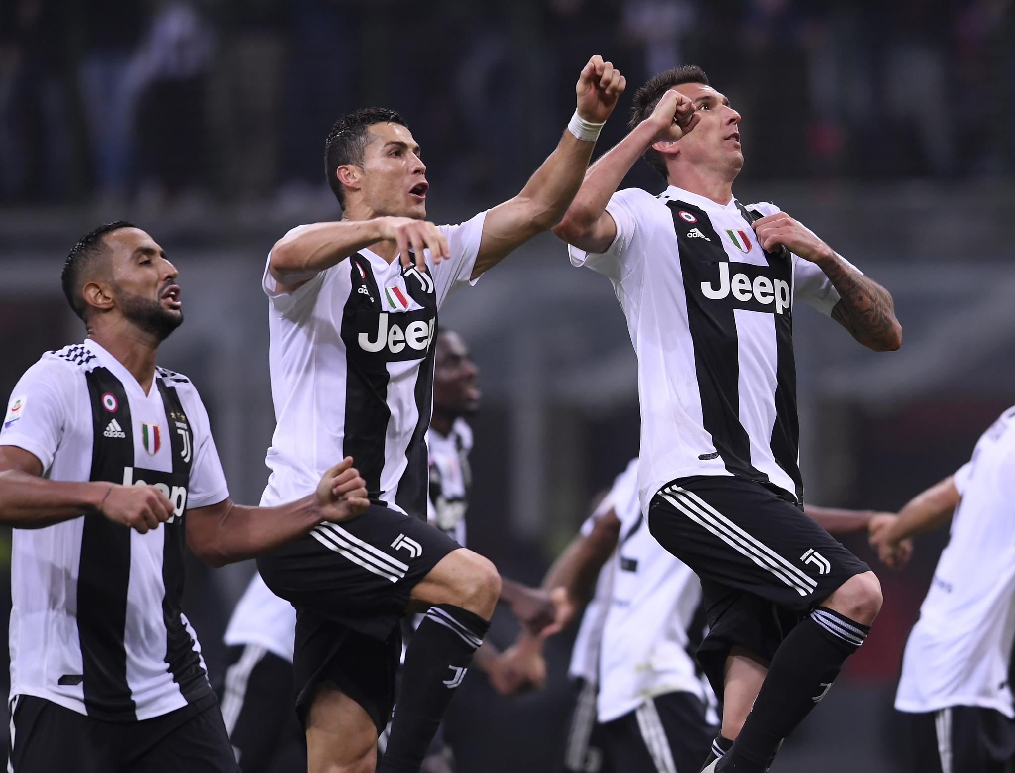 尤文图斯球员赛场上展现实力